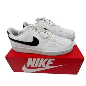Nike Court Vision Low Next Nature White/Black/Malachite Green DH2987 110 Mens 13